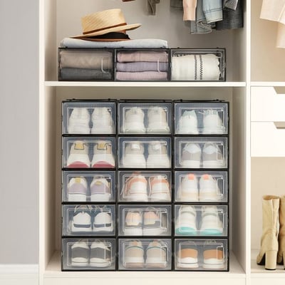 Opbergdozen Yaramis | 18 exemplaren | 23 x 33,5 x 14 | Transparant