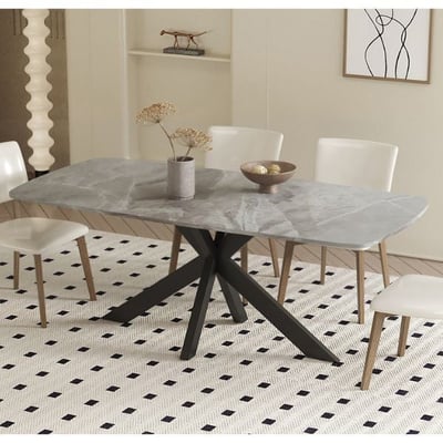Eettafel Apollo | 180 x 90 x 76 cm | Italian Grey-design Eettafel Apollo | 180 x 90 x 76 cm | Italian Grey-design