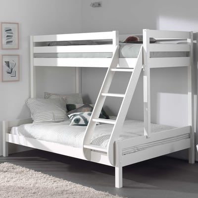 Stapelbed Triple 3-persoons hout - wit Stapelbed Triple 3-persoons hout - wit