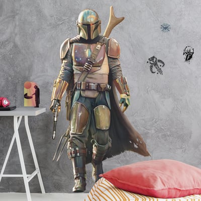 XL muursticker The Mandalorian XL muursticker The Mandalorian