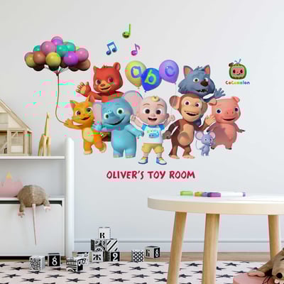Muurstickers CoComelon - met alfabet 