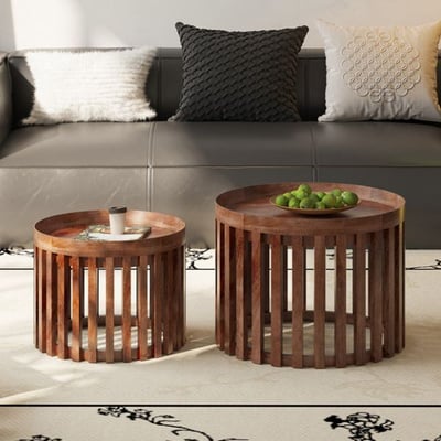 Salontafelset Schisma | Ø60 x 45 cm / Ø48 x 37 cm | Mangohouten design Salontafelset Schisma | Ø60 x 45 cm / Ø48 x 37 cm | Mangohouten design
