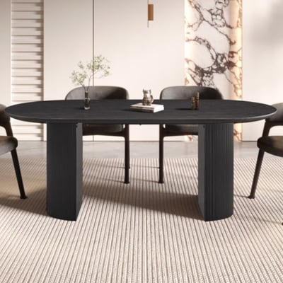 Eettafel Lagos | 200 x 110 x 76 cm | Donkerbruin Eettafel Lagos | 200 x 110 x 76 cm | Donkerbruin