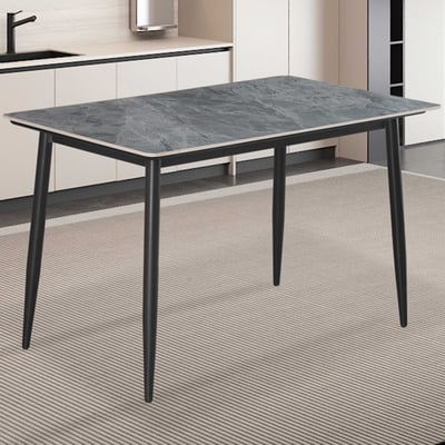 Eettafel Kenzo | 140 x 80 x 75 cm | Grijs/Steen