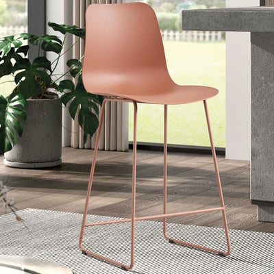 Barkruk Marie-terracotta kleur