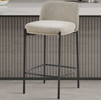 Barstoel Ella zand | H 85 x B 37.5 x D 42 cm