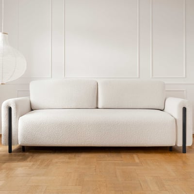 Driezitzetel Magnus | 244 x 97 x 97 cm | Wit