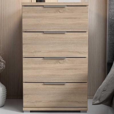 Ladekast Smilla - 42x46x79cm - 4 lades - sonoma eikdecor