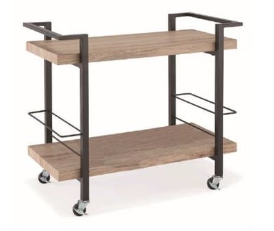 Keukentrolley Radja - zwart/bruin 