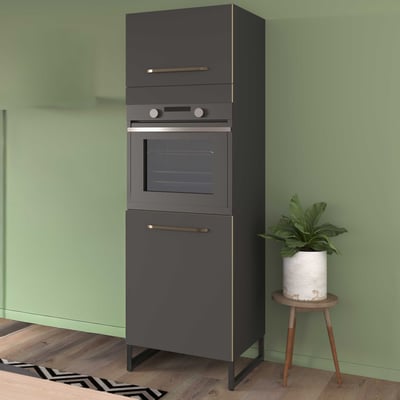 Kolomkast Wade met ruimte voor oven - antraciet