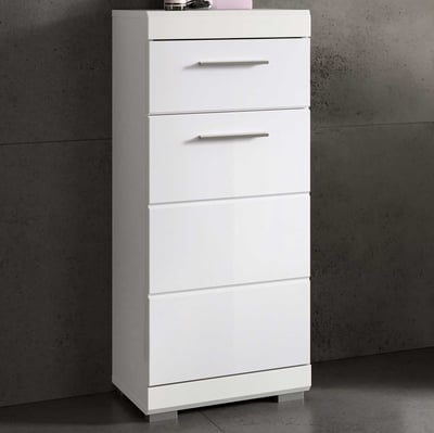 Staande Kast Scout Xonox - Wit Hoogglans - 37x88x31 cm