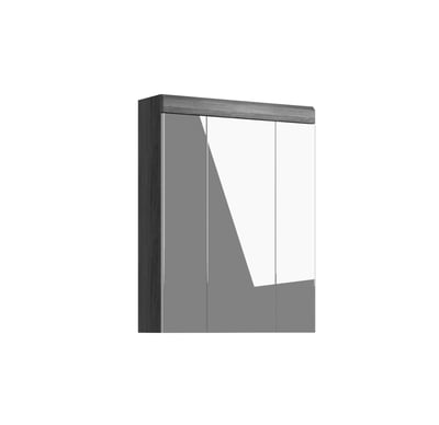Spiegelkast Scout Xonox - 60x79x18cm - Smoke Silver & Wit
