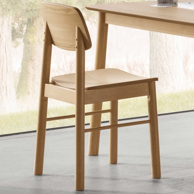 Eetkamerstoel Barlow - 44x47x80cm - eikfineer