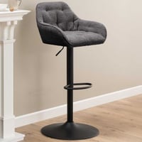 Verstelbare barstoel Brooke - antraciet