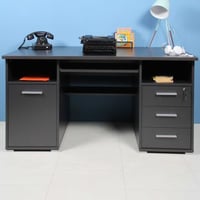 Bureau Beagle 145cm - antraciet