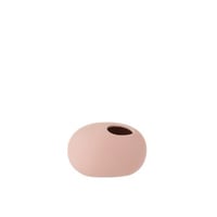 Vaas ovaal keramiek mat pastel roze small