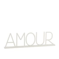 Amour metaal wit