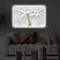 Ledgy Decoratief canvas schilderij met ledverlichting | Houten lijst | 45 x 70 cm