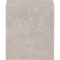 Salontafel York Venture Design - MDF marmerlook - 40x40x45 cm - Beige