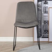 Eetkamerstoel Muce - Grijs Velours - 63x84x43 cm