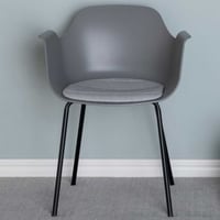 Eetkamerstoel Comfort - Grijs kunststof - 52x80x61 cm