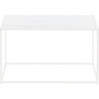 Salontafel Netz Venture Design - Staal - 80x80 cm - Wit