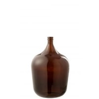 Vaas karaf glas bruin