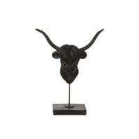 Buffel op voet poly zwart
