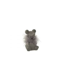 Muis keramiek grijs small