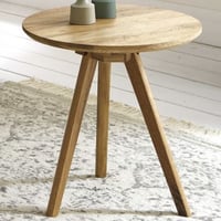 Bijzettafel | Ø40 cm x 40 cm | Eikenhouten design