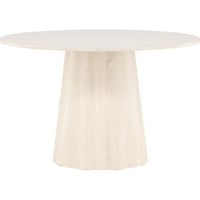Ronde Eettafel Lanzo Venture Design - MDF Wit Gelakt - ⌀120 cm