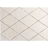 Woonkamertapijt Patrik Venture Design - Polyester - 230x160cm - Wit/Zwart