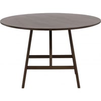 Ronde Eettafel Kaseidon Venture Design - Rubberhout Donkerbruin - ⌀100cm