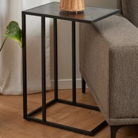 Bijzettafeltje Dover industrieel - zwart