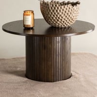 Salontafel Bianca - MDF - Ø80 cm - Mocca