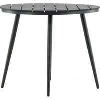 Ronde eettafel Break Venture Design - Aluminium/Aintwood - 90ø - Zwart