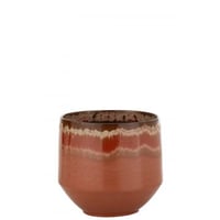 Bloempot aline keramiek rood large