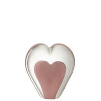 Presse papier hart glas roze large