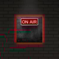 Shining Decoratief canvas schilderij met ledverlichting | Houten lijst | 28 x 28 cm