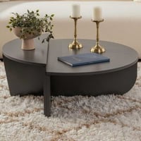 Salontafels Orion - 60x90x30cm - set van 2 - antraciet