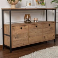 Dressoir Solace - 120x30x77cm - 3 deuren - Atlantisch grenen