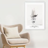 Beroemd ingelijst schilderij | 100% houten lijst | UV-druk | 55x75 cm