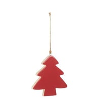 Hanger kerstboom mango rood l