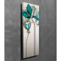 Vega Decoratief canvas schilderij | Houten lijst | 30 x 80 cm