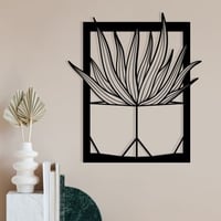 Wallity - 100% metalen wandaccessoire | Zwart