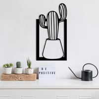 Wallity Decoratieve Metalen Wandaccessoire, 100% Metaal, 1 Dikte, Zwart