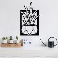 Wallity Metalen Wandaccessoire - Zwart | 100% Metaal