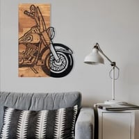 Wallity Decoratief Houten Wandaccessoire | 100% Metaal | Zwart Notenhout