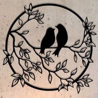 Enzo Decoratieve metalen wandaccessoire | 100% METAAL | 49,5 x 48 cm