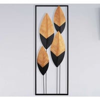 Enzo Decoratieve metalen wandaccessoire | 100% METAAL | 32 x 5 x 90 cm